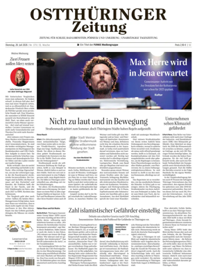 Cover of Ostthuringer Zeitung (Posneck)