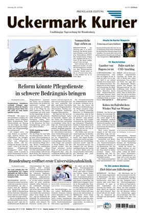 Cover of Prenzlauer Zeitung