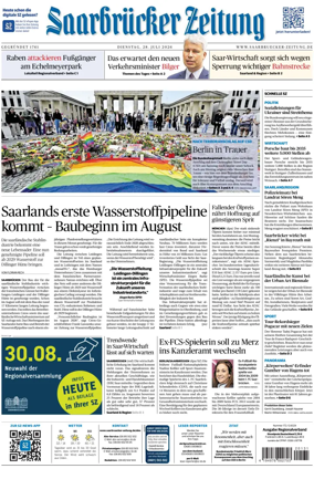 Cover of Saarbruecker Zeitung
