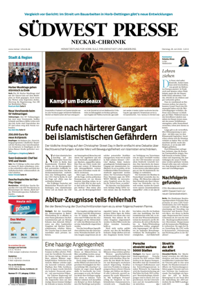 Cover of SUDWEST PRESSE - Neckar-Chronik