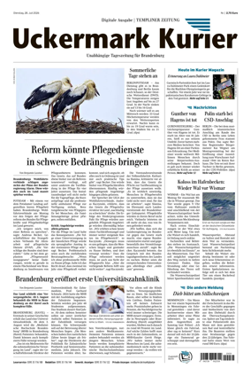 Cover of Templiner Zeitung