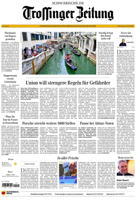 Cover of Trossinger Zeitung