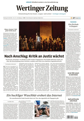 Cover of Wertinger Zeitung