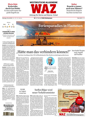 Cover of Westdeutsche Allgemeine Zeitung (Herne)