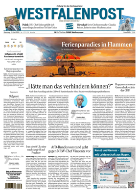 Cover of Westfalenpost (Brilon)