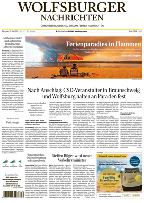 Cover of Wolfsburger Nachrichten (Wolfsburg-Gifhorn)