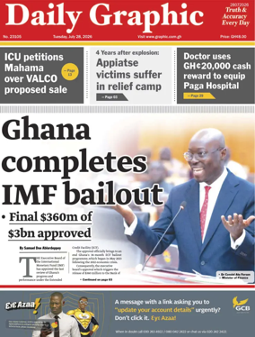 Cover of Daily Graphic