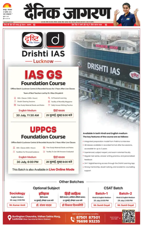 Cover of Dainik Jagran - Kanpur
