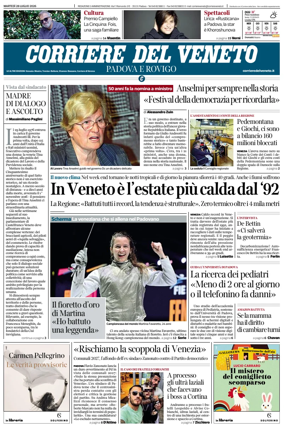 Cover of Corriere del Veneto (Padova e Rovigo)