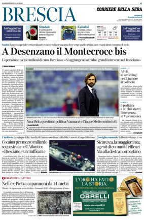 Cover of Corriere della Sera (Brescia)