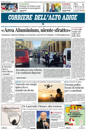 Cover of Corriere dell'Alto Adige