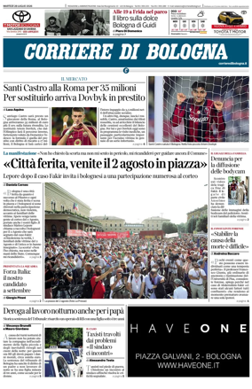 Cover of Corriere di Bologna