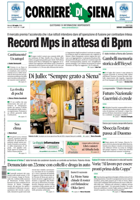 Cover of Corriere di Siena