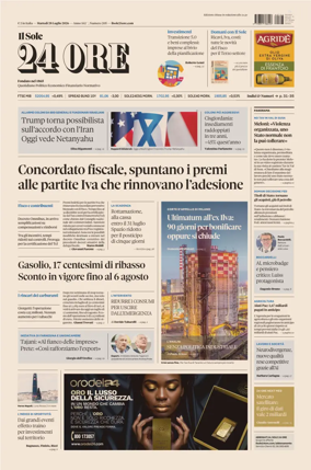 Cover of Il Sole 24 Ore