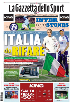 Cover of La Gazzetta dello Sport - Roma