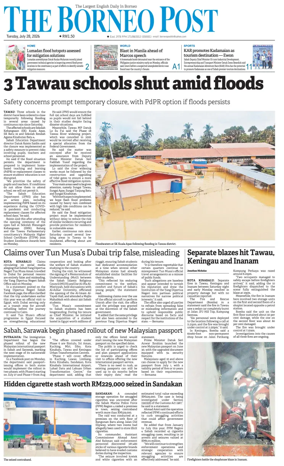 Cover of The Borneo Post (Sabah)