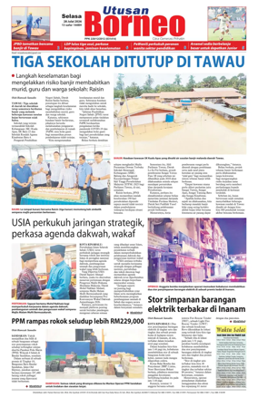 Cover of Utusan Borneo (Sabah)