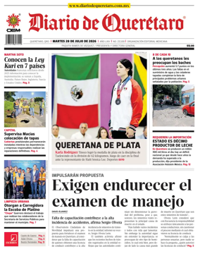 Cover of Diario de Queretaro