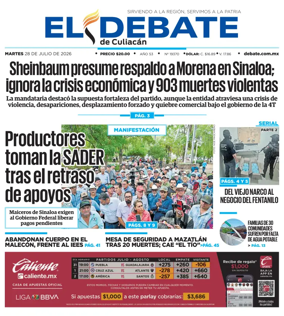 Cover of El Debate de Culiacan