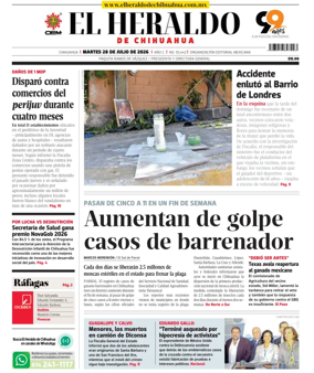 Cover of El Heraldo de Chihuahua
