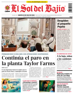 Cover of El Sol de Bajio