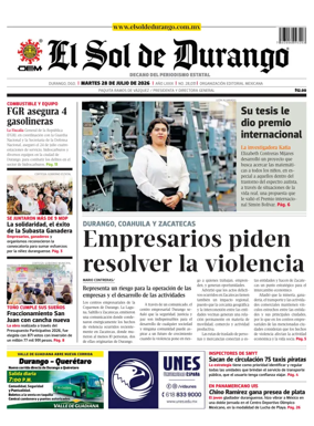 Cover of El Sol de Durango