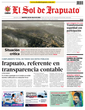 Cover of El Sol de Irapuato