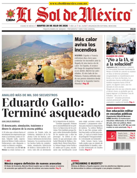 Cover of El Sol de Mexico