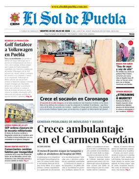 Cover of El Sol de Puebla