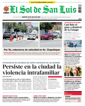 Cover of El Sol de San Luis Potosi