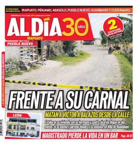 Cover of Periodico Al Dia (Irapuato)
