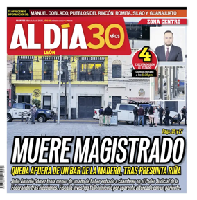Cover of Periodico Al Dia (Leon)
