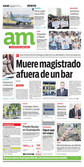 Cover of Periodico AM (Leon)