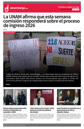Cover of Sin Embargo destacadas