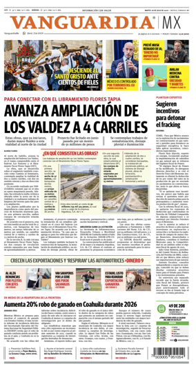 Cover of Vanguardia
