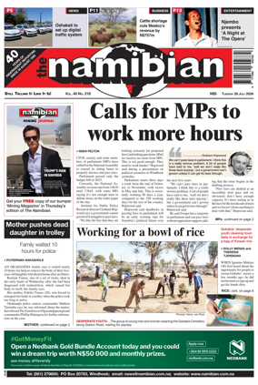Cover of The Namibian