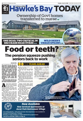 Cover of Hawke's Bay Today