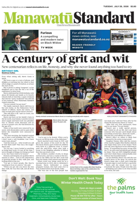 Cover of Manawatu Standard