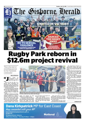 Cover of The Gisborne Herald