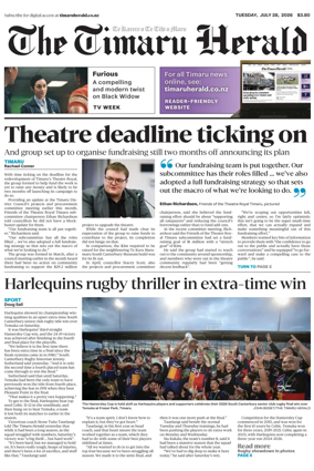 Cover of The Timaru Herald