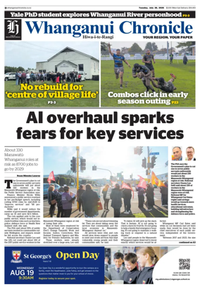 Cover of Whanganui Chronicle