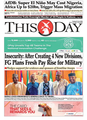 Cover of THISDAY