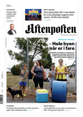 Cover of Aftenposten