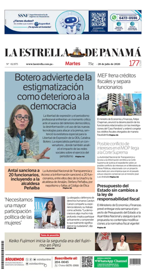 Cover of La Estrella de Panama