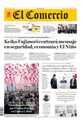 Cover of Diario El Comercio