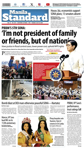 Cover of Manila Standard