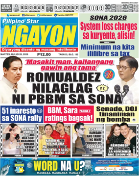 Cover of Pilipino Star Ngayon