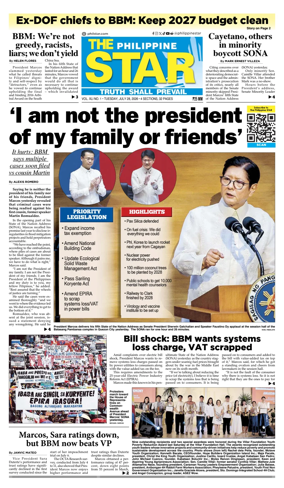 Cover of The Philippine Star