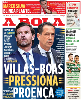 Cover of A BOLA (Portuguese)