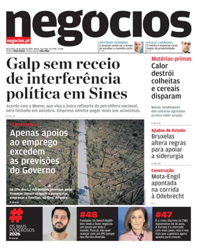 Cover of Jornal de Negocios